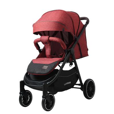 China Multi-Functional Stroller Children's Foldable And Dismountable Lightweight Baby Stroller Four-Wheel Goal Stroller Wholesale Price for sale