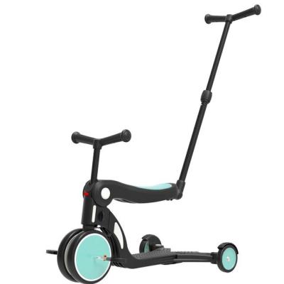 China Height Adjustable Children's Handlebar Scooter 1-3-6 Years Baby Balance Bike Kids Tricycle Stroller Kids Scooter with Three Wheel for sale