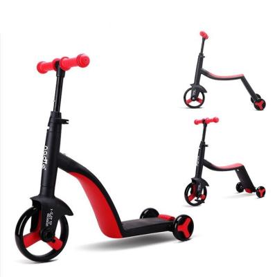 China Height Adjustable Children's Handlebar Scooter Tricycle Toy For Car Folding For Traveling Suitable For Children Over 3 Years Old for sale