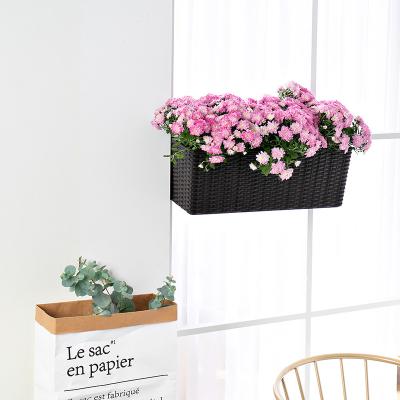 China Wholesale High Quality PP Indoor&Outdoor Decoration Hanging Plant Stand Plastic Flower Pots for sale