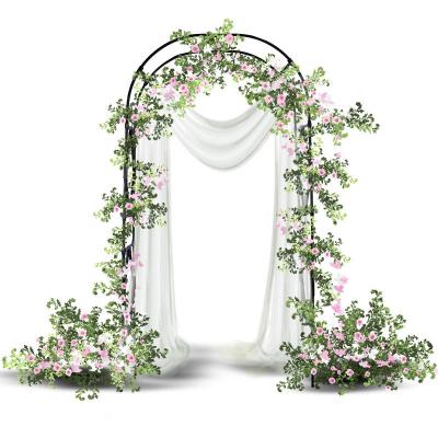 China Garden Decorations Manufacturer Outdoor Garden Decoration Metal Arch Wedding Classic Flower Arch for sale