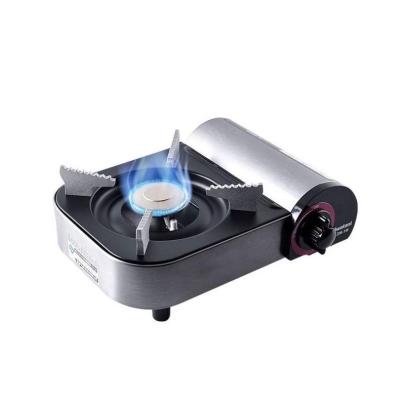 China Outdoor Camping Cooking Gas Stove Table Cast Iron Long Burn Stainless Steel / Gas Stove With 1 Burners Support for sale