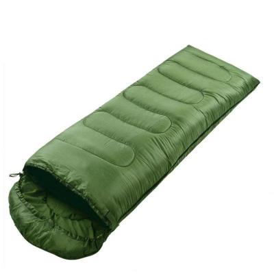 China Outdoor Envelope Type Winter Portable Adults Compact Single Camping Sleeping Bag for sale