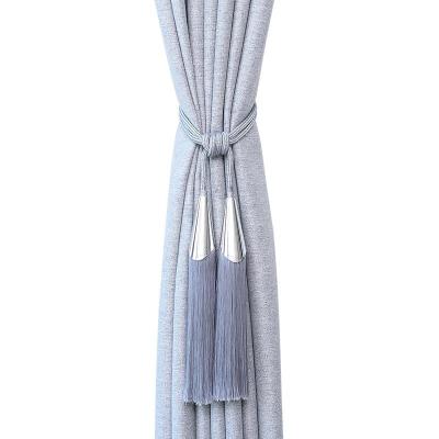 China New Design Collection Minimalist Curtain Accessories Gray Curtain Tie Backs Tassel Tieback for sale