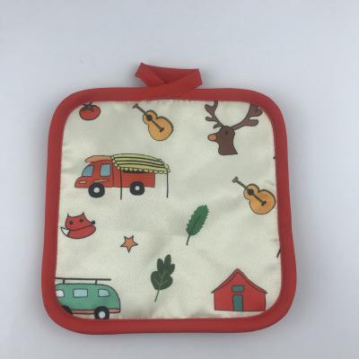 China New Design Eco - Friendly Campus Series Digital Printed Square Potholder for sale