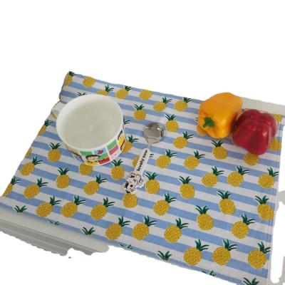 China Fashion Cotton Twill Fabric Place Table Sustainable Place Mat for sale