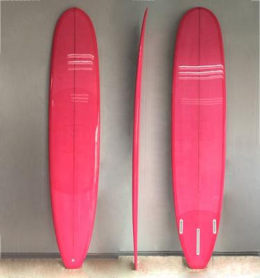 China New unisex fashion style resin tint PU longboard surfboard for sale