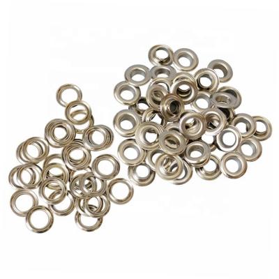 China Nickel Free Metal Grommet Custom Silver Grommet Grommet Silver Grommet for sale