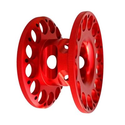 China Machine Customized Various Color OEM Aluminum Alloy Scuba Diver Finger Spool Wreck Anodizing Spool for sale