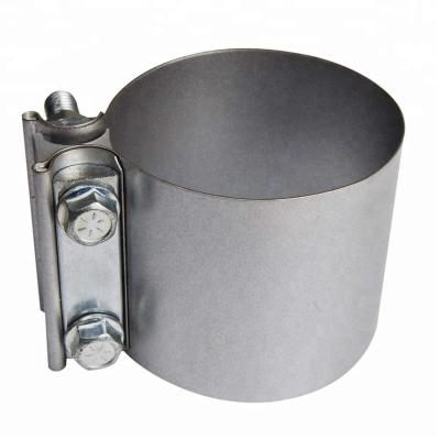 China OEM Single Flat Gasket Custom Exhaust Clamp - Aluminized Steel For 2.5 OD To 2.5 OD Exhaust Pipe Connection for sale