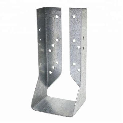 China Two Inch 8-Inch 38*140 Industry Galvanized Double Concealed Face Mount Joist Hanger Bracket for sale