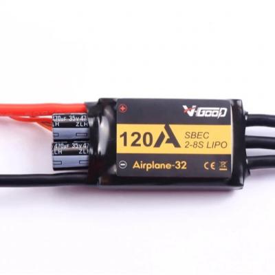 China Newest 32-bit RC Airplane Access Brushless ESC 6A 12A 20A 30A 40A 60A 80A 100A 120A 150A 2S 3S 4S 5S 6S 7S 8S with 1.5A SBEC for RC Airplane Access for sale