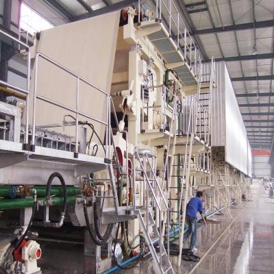 China Fast speed a4 paper making machine low price automatic waste recycling high quality cultural paper A4 paper 40 - 80 gsm 300 tpd for sale