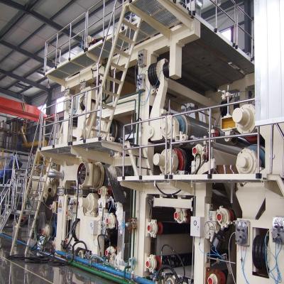 China Fast Speed ​​Paper Making Machine Production Line Fully Automatic Waste Recycling High Quality Elephant Roll A4 40 - 80 GSM Cultural Paper for sale