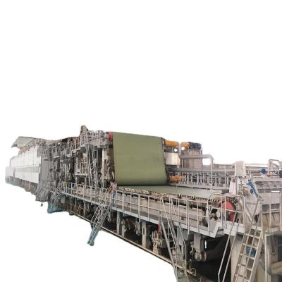 China Fast Speed ​​Mill Waste Paper Recycled Fully Automatic High Quality Two Wire Kraft Paper Making Production Line for sale