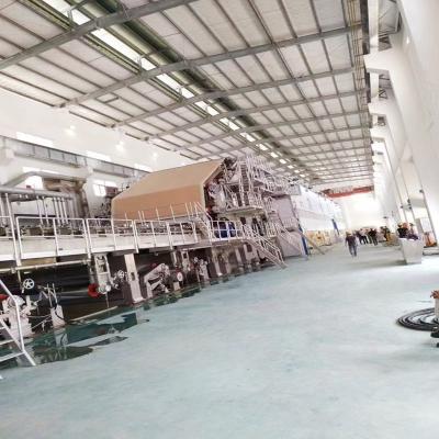 China High Strength Corrugated Fluting Paper Line Energy Efficient Single Wire Fourdrinier Waste Recycling 5000mm Fast Speed ​​Papermaking Machine Price for sale