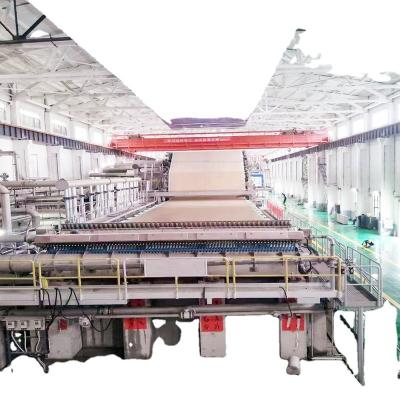 China Fast Speed ​​Energy Efficient High Output Paper Mill Corrugated Papermaking Machine Waste Recycle 400-1200m/min Fourdrinier Paper Machine High Strength Piping Line for sale