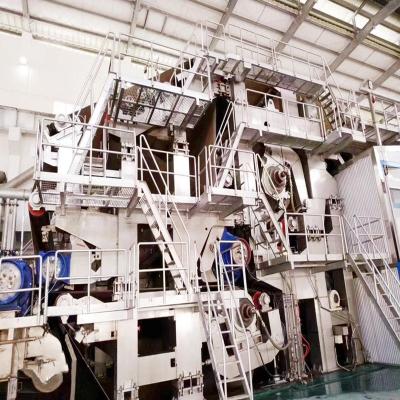 China Price One Tpd 780 tpd 100-160 Gsm High Strength Corrugated Paper Grade Paper Piping High Strength Paper Machine Line Fourdrinier Energy Efficient Paper Machine Line for sale