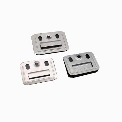 China wpc wall cladding clip buckle traditional wholesale staple and screw panel buckle/small flexible metal clip for wall panel for sale