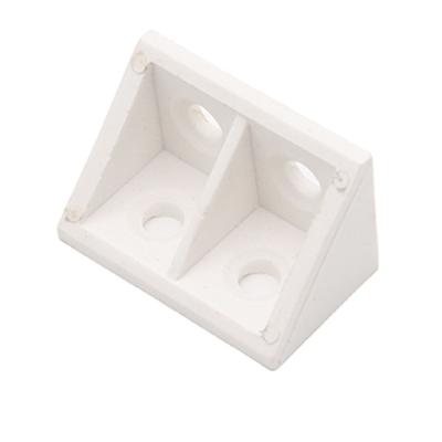 China Morden White Plastic Corner Bracket For Furniture Kitchen Corner Brackets for sale