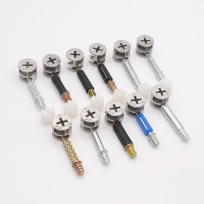 China ZINC 13.5 mm Cam Bolt Mini Fix Height Cam Bolt Lock Fittings Connecting For 16 18 mm Furniture Cabinet for sale