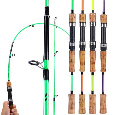 China Glass Lure Fishing Rod Resin Rod 2 Sections Spinning Rod 5kg Max Drag 1.2m For Recreational Freshwater Fishing PESCA for sale