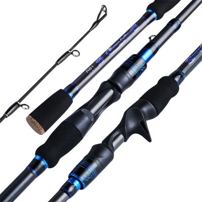 China Carbon OEM New Cast / Spinning Rod Carbon Fiber Fishing Rod 1.8m 2.1m for sale