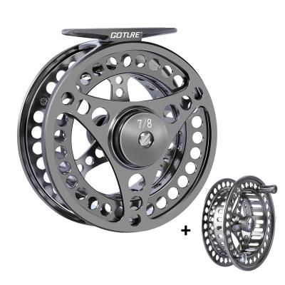 China LEFT HAND Fly Fishing Reel 3/4-5/6-7/8 WEIGHT Fly Fishing Reel Fly Reel CNC Aluminum Machine Cut Big Die Casting axis for sale