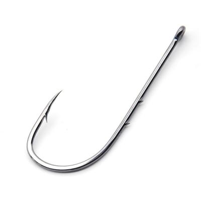 China 1#-6/0# Long Leg Long Leg Fishing Hook 1#-6/0# Netting Hook High Carbon Steel Barbed Narrow Hook Bait Hook 50pcs/lot for sale