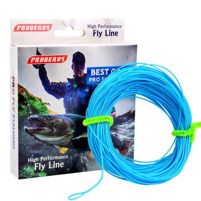 China Sink Line 100FT WF-2F/3F/4F/5F/6F/7F/8F Weight Fly Forward Floating Fishing Line Fly Line Moss Green /Orange/FluoYellow Color for sale