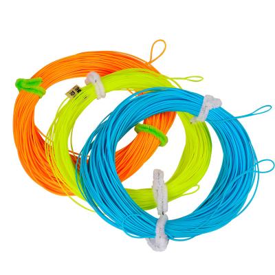 China Line 100FT Weight Fly Forward Fishing Line WF-2F/3F/4F/5F/6F/7F/8F Fly Sink Line 3 Colors Floating Fishing Line for sale