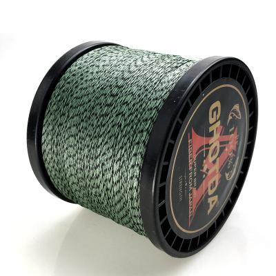 China Sink Line 8 Beaches 1000M 500M 300M 100M Camouflage PE Braided Fishing Line Multifilament Saltwater Fishing Weaves for sale