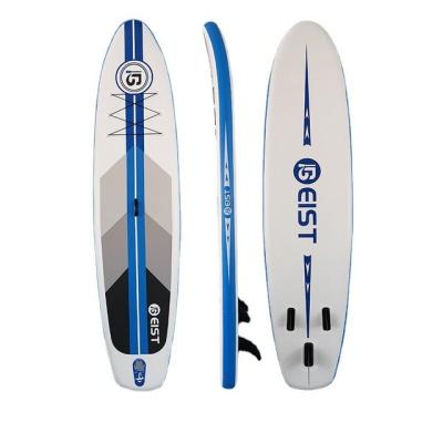 China PVC 3.25M Inflatable SUP Paddle Board Sea Stand Up Board Water Sports Skate Mat Fishing Yoga Foldable Surfboard Non-Slip Set for sale