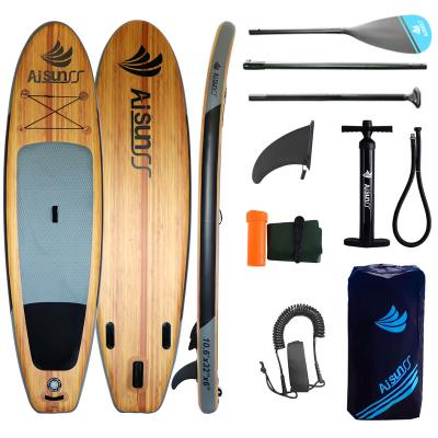 China Promotional PVC Double Layer Reinforcing Material Non-slip Sup And Inflatable Back Up Paddle Board Surf For Adults for sale