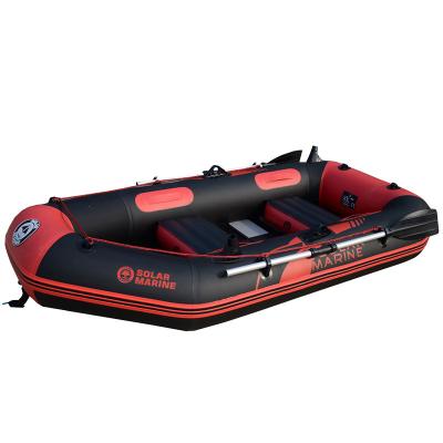 China 200cm Inflatable PVC Boat Rowing Kayak Canoe Raft Dinghy Hovercraft Fishing Boat Bottom Board Diving Professional for sale