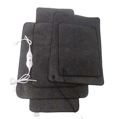 China Hotel Popular Mini Foot Small Electric Carpet Heater Heater Pad for sale