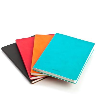 China Hot Sale PU A4/A5/B5 Colorful Leather Hardcover Book Office, School Notebook for sale