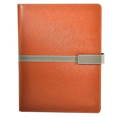 China Customized Faux Leather Waist Zipper Leather Document Folder for sale