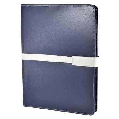 China Padfolio Leather Executive Organizer Folder PU Leather Document Holder for sale