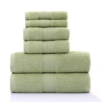 China Compressed Cotton Towels Family Hotel 100% Free Sample Wholesale Set Towels for sale