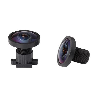 China Fixed focus 1.65mm 220 degree m12 cctv lens for dual lens 360 camera JSD1336 for sale