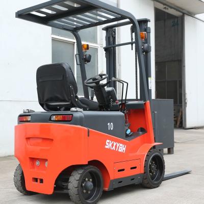 China Hotels 1000kg-3000kg Four Wheels Mini Electric Forklifts for sale