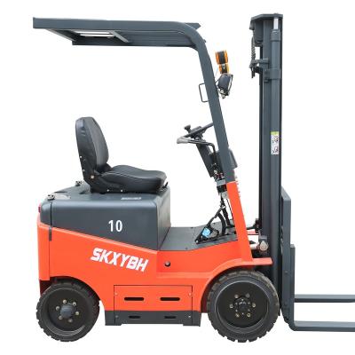 China Hotels Four Wheels Mini Electric Forklift 1ton-5ton Lifting 3m Electric Forklift for sale