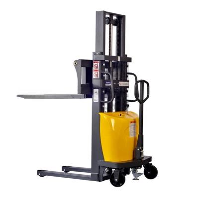 China Hotels Electric Pangolin Lift 1000kg 1200kg 1500kg -3.5M Walkie Pallet Stacker Forklift for sale