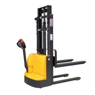 China Hotels Pangolin Easy Control Stacker Design 1000kg 2200lbs New 3m Electric Hand Stacker Forklift for sale