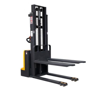 China Hotels Electric Pangolin Lift 1000kg 1200kg 1500kg -3.5M Walkie Pallet Stacker Forklift for sale