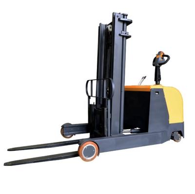 China Hotels Pangolin Warehouse Reach Truck 1 Ton 1.5 Ton Reach Stacker Electric Forklift With Different Lift Height for sale