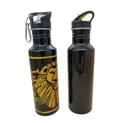 China Viable Good Quality 750ML Fashinal Logo Screw Top Cycling Sport Custom Aluminum Water Bottles With Screw Lid for sale