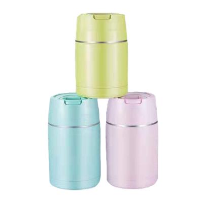 China Custom Multifunctional Freshness Preservation 800ml/1000ml Logo SUS 304 Braised Burning Cup Vacuum Flask Lunch Box For Outdoor For Office for sale