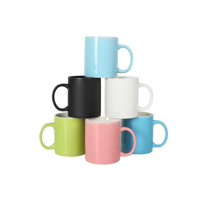 China Viable Wholesale Custom 11oz 330ML Logo Sublimation White Ceramic Coffee Mug with factory price for sale